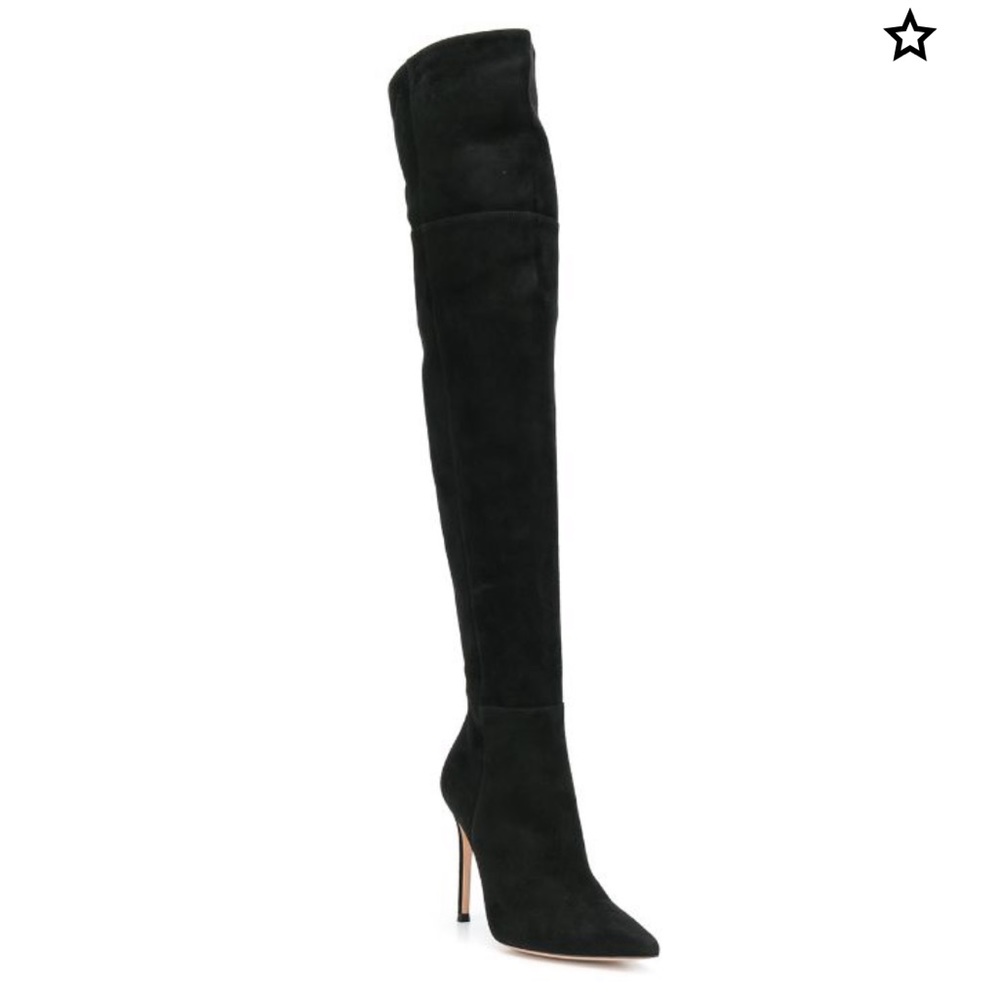 Gianvito Rossi
Dree over-the-knee boots blk suede